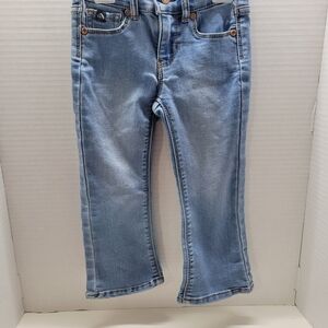 Jordache Girls 3T Bootcut Jeans Light Wash Flare Denim